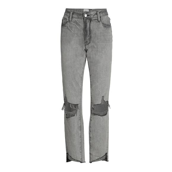 Frame Denim Denim - Frame jeans gray Le Garcon crop mid rise size 27